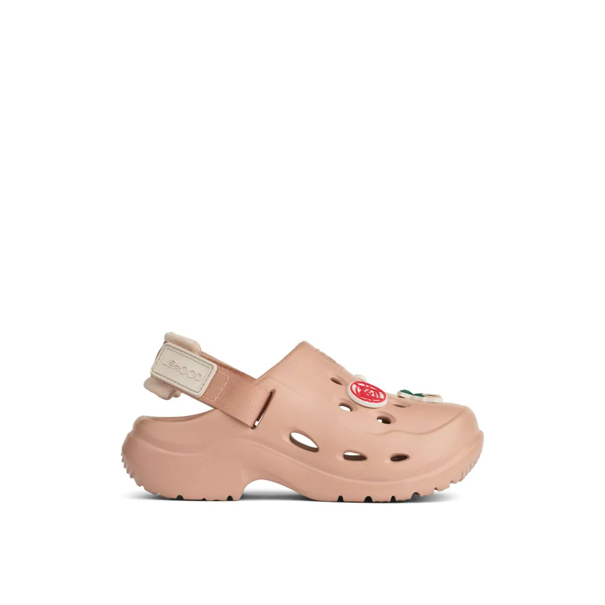 Roze Milas sandalen/clogs met charms van Liewood, maat 25-30