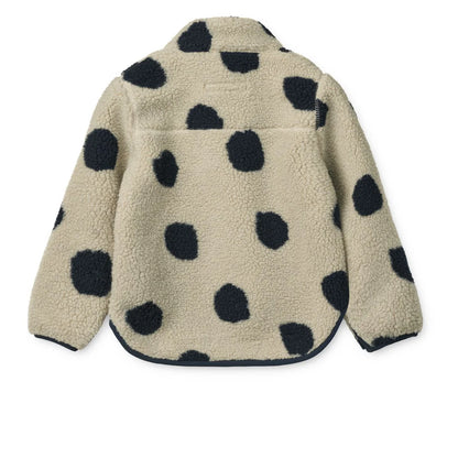 NOAM Fleecejacke "Spot Dots/Mist" von Liewood für Kinder, Gr. 80-140