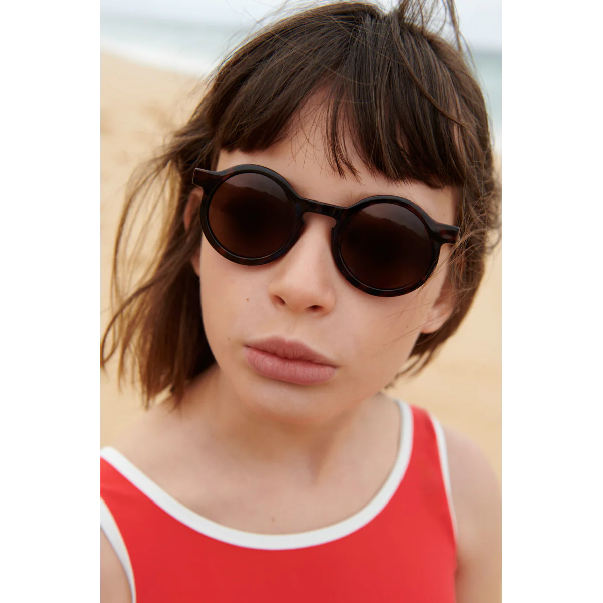 Darla Kids' Sunglasses "Dark Tortoise / Shiny" by Liewood, 4-10 years