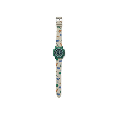 Armbanduhr "Sussi Wrist Wratch" mit Dino-Motiv von Liewood