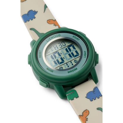 Armbanduhr "Sussi Wrist Wratch" mit Dino-Motiv von Liewood