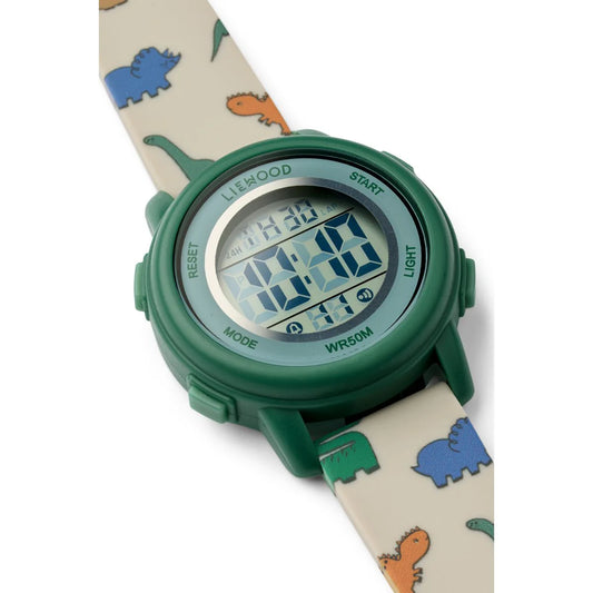 Armbanduhr "Sussi Wrist Wratch" mit Dino-Motiv von Liewood
