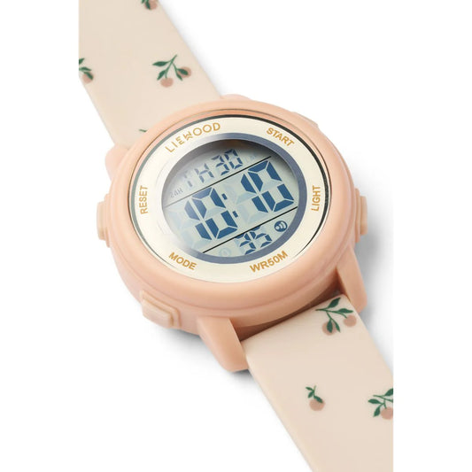 Armbanduhr "Sussi Wrist Wratch" mit Pfirsich-Motiv von Liewood