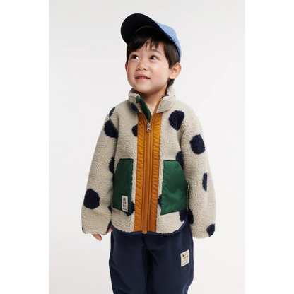 NOAM Fleecejacke "Spot Dots/Mist" von Liewood für Kinder, Gr. 80-140