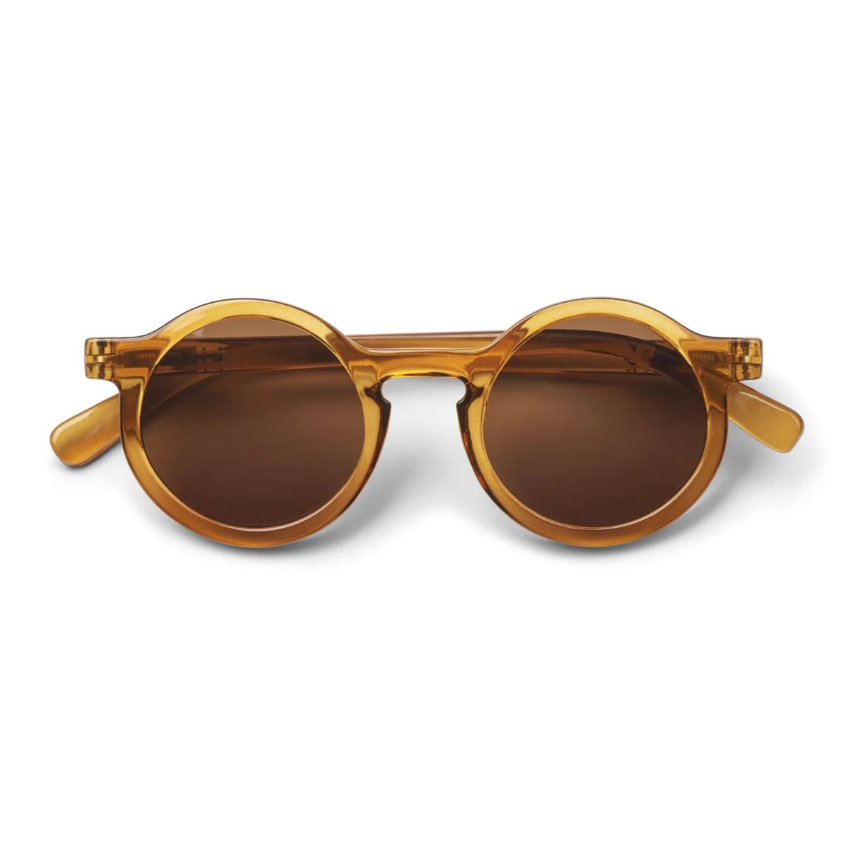 Darla Kinder-Sonnenbrille "Mustard Transparent" von Liewood, 4-10 Jahre