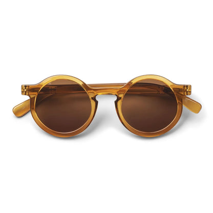 Darla Kinder-Sonnenbrille "Mustard Transparent" von Liewood, 4-10 Jahre