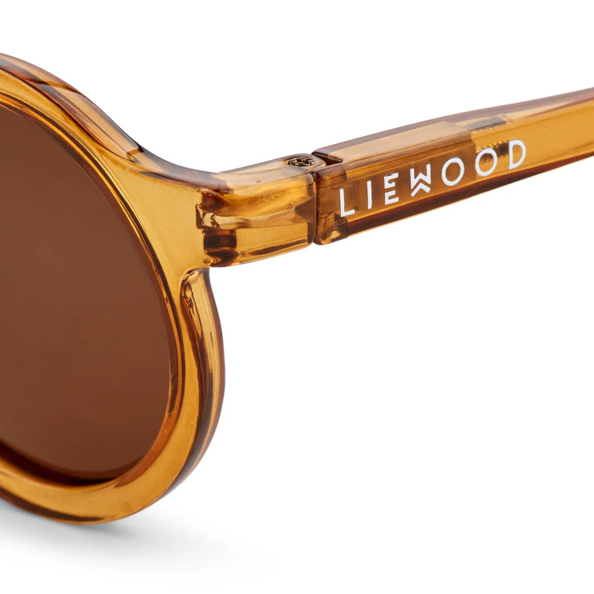 Darla Kinder-Sonnenbrille "Mustard Transparent" von Liewood, 4-10 Jahre