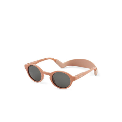 Stacey babyzonnebril met siliconen band van Liewood, kleur: Tuscany Rose
