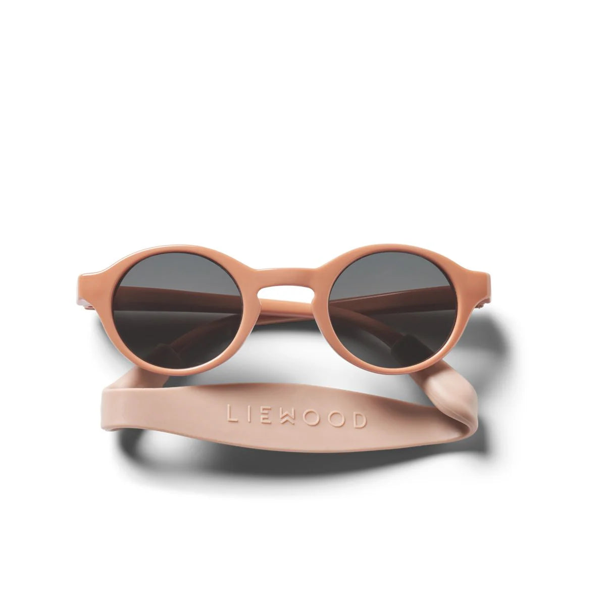 Stacey babyzonnebril met siliconen band van Liewood, kleur: Tuscany Rose