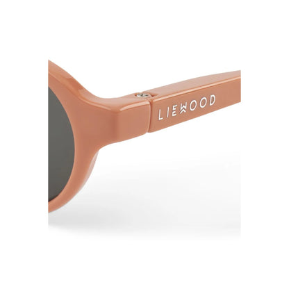 Stacey babyzonnebril met siliconen band van Liewood, kleur: Tuscany Rose