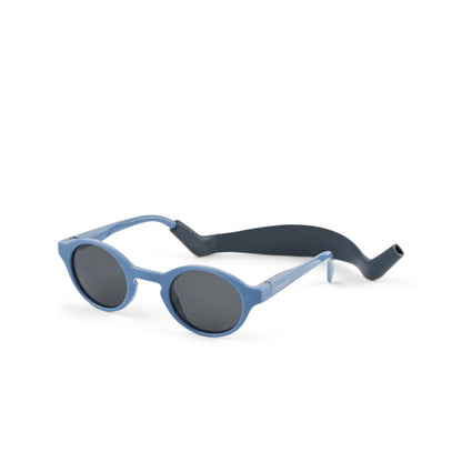 Stacey Baby Sunglasses with Silicone Strap by Liewood, Color: Riverside/Classic Navy