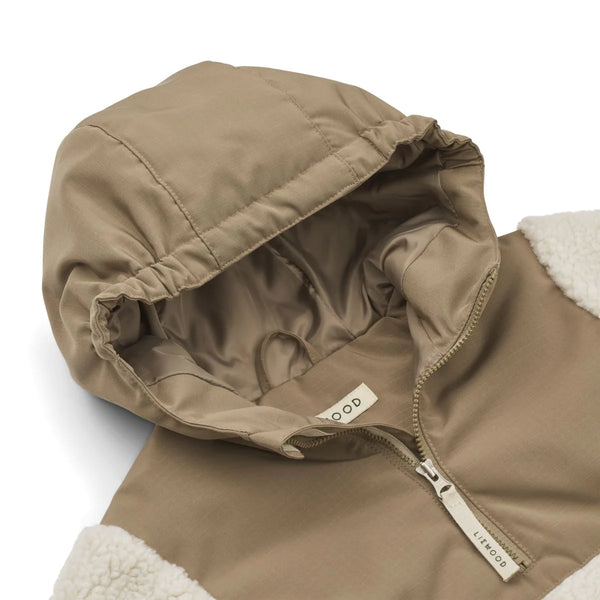 Liewood Jacke "BELIS ANORAK-JACKE" in sandy/oat mit Kuschelfell, Größe