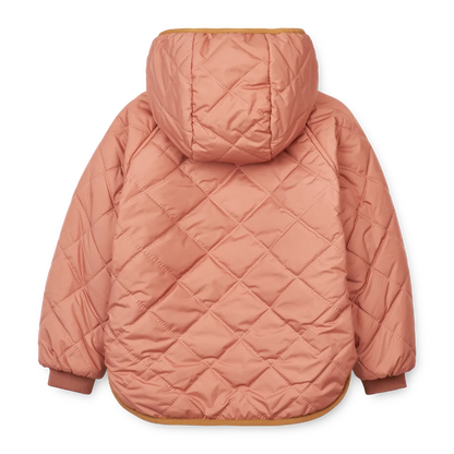 Kuschelige Wendejacke "Jackson Reversible Jacket" von Liewood, tuscany rose mix