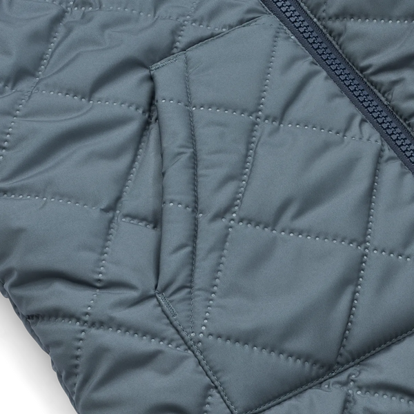 Kuschelige Wendejacke "Jackson Reversible Jacket" von Liewood, whale blue multi mix