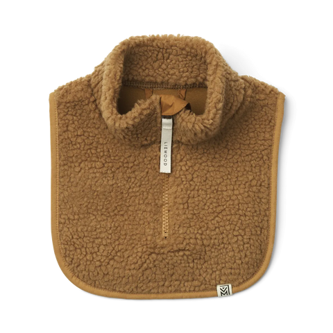 Kuscheliger Nackenwärmer "Vilo Pile Neckwarmer" von Liewood, Golden Caramel