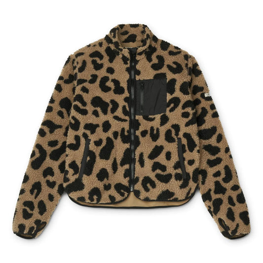 "Nelson Adult Pile" Jacke mit Leo-Muster von Liewood für Erwachsene