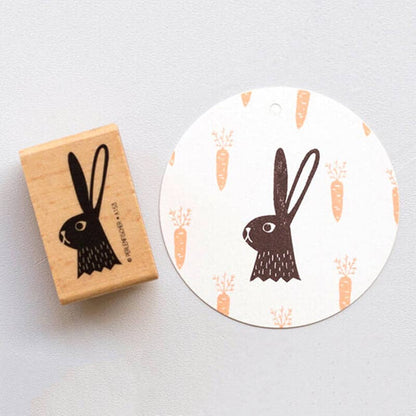 "Rabbit Head" stamp by Perlenfischer