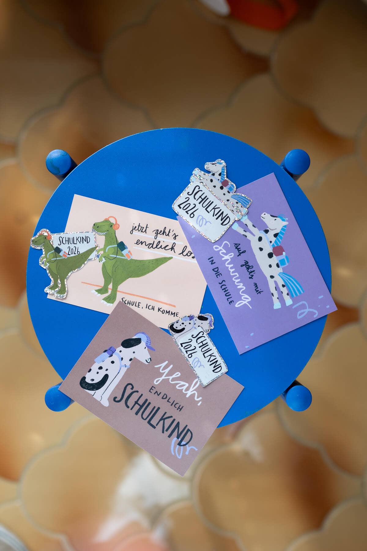 Pferde-Glitzersticker "Schulkind 2026" von Liesels Wicht