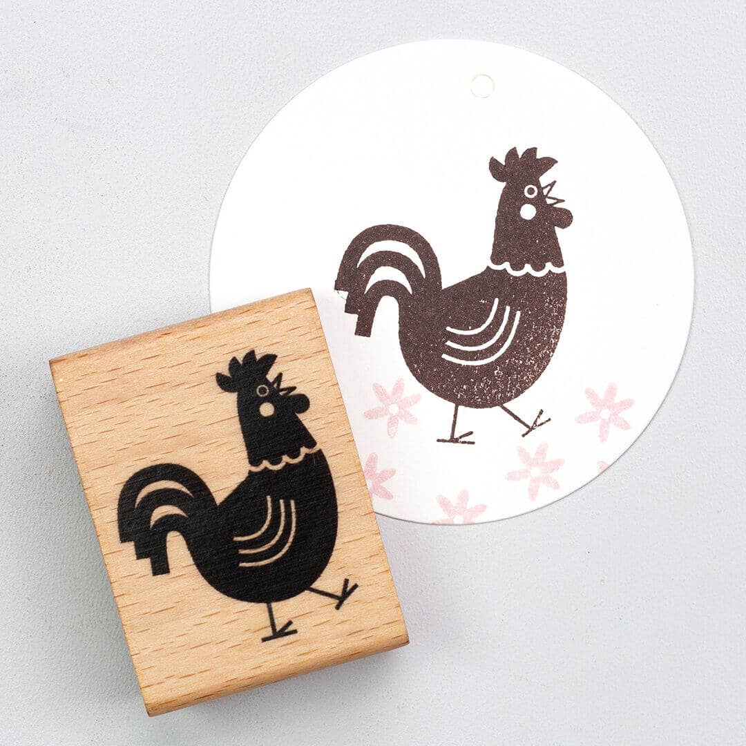 Stempel "Hahn" van Perlenfischer