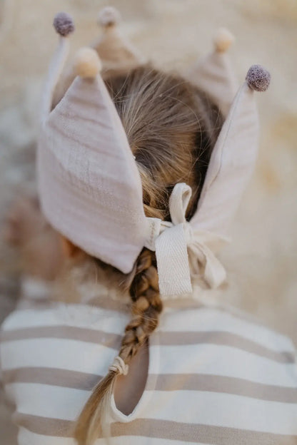 Rosa Geburtstagskrone "Lavender" mit Patches von 1-10 von Leevje