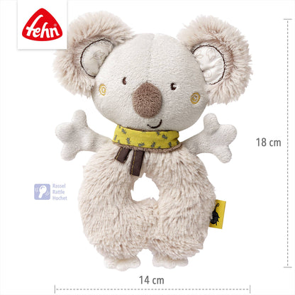 Koala-Greifling von Fehn - Motorikspielzeug mit Rassel