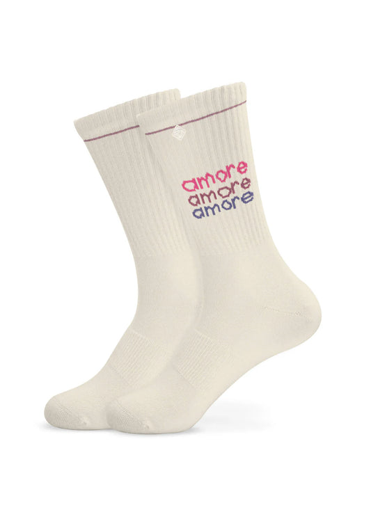 Tennissocken "Amore Amore" von J. Clay für Frauen und Männer