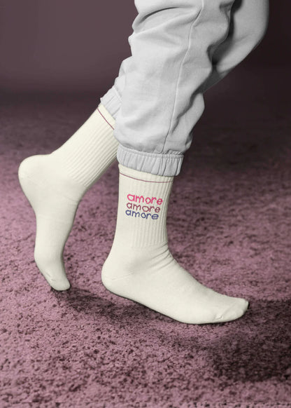 Tennissocken "Amore Amore" von J. Clay für Frauen und Männer