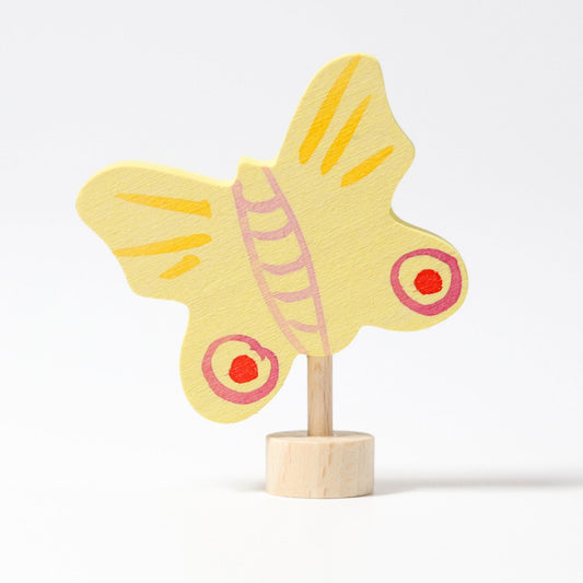 Gelber Schmetterling - Steckfigur von Grimm´s - perfekt für den Festtagsring