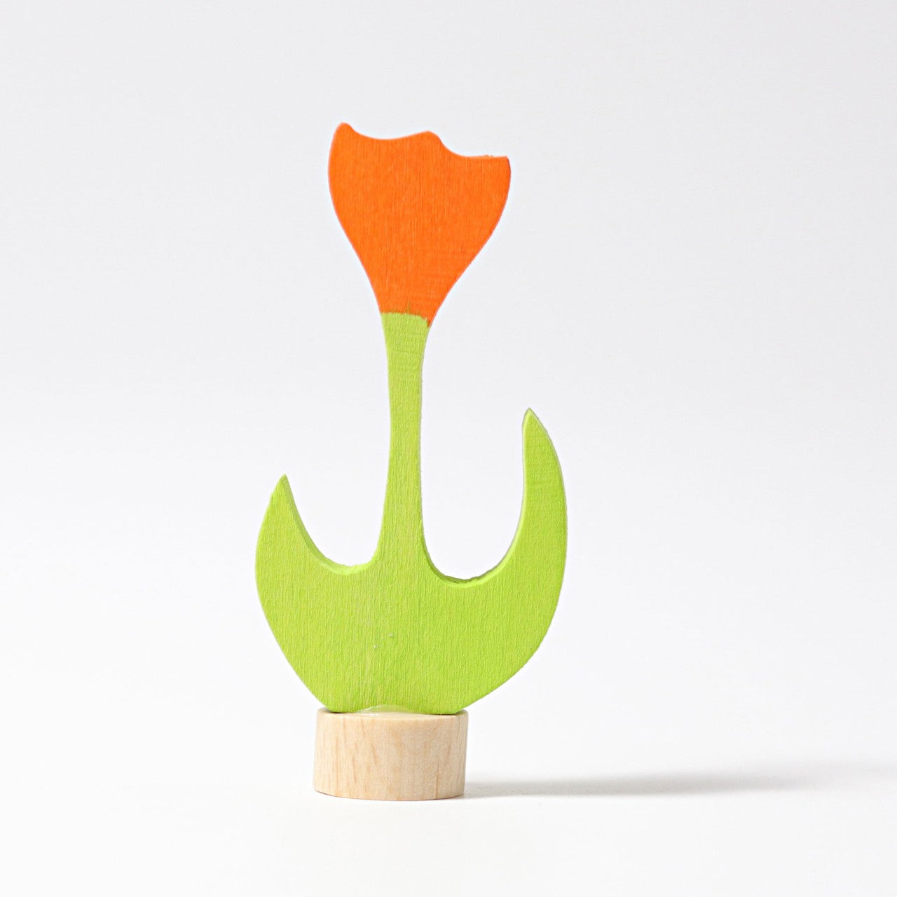 Orange Tulpe - Steckfigur von Grimm´s - perfekt für den Festtagsring