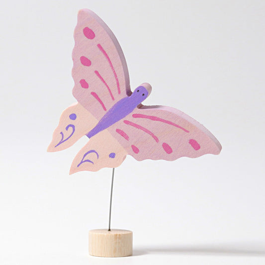 Rosa Schmetterling - Steckfigur von Grimm´s - perfekt für den Festtagsring