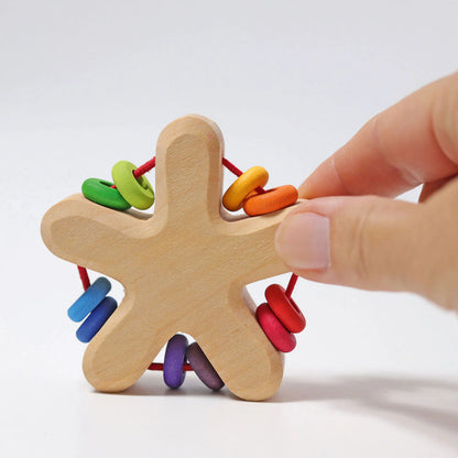 Babyspielzeug "Regenbogen Stern" aus Holz von Grimms
