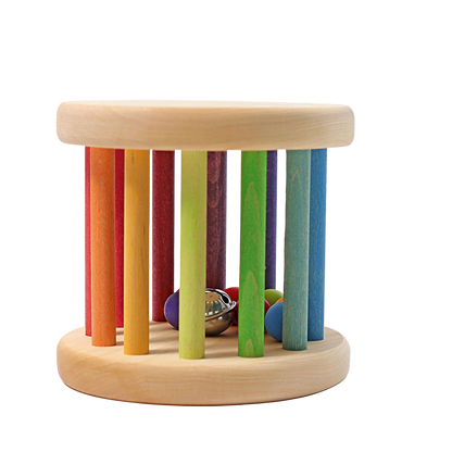 Babyspielzeug "Regenbogen Babyroller" aus Holz von Grimms