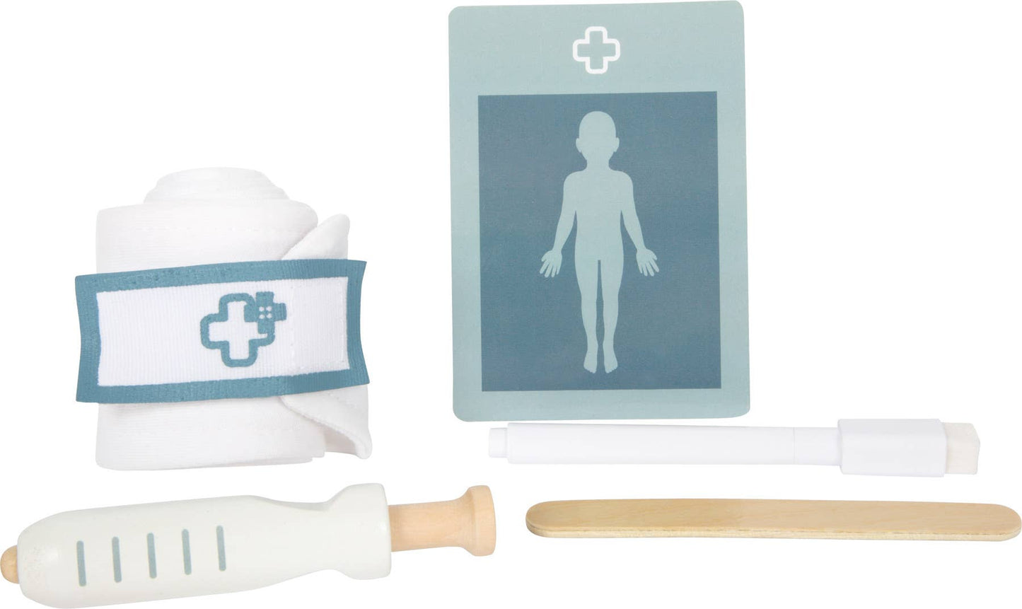 Small Foot Wooden Doctor's Bag - Role Play Set from 3 Years Old