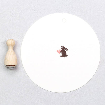 "Rabbit Standing" stamp by Perlenfischer