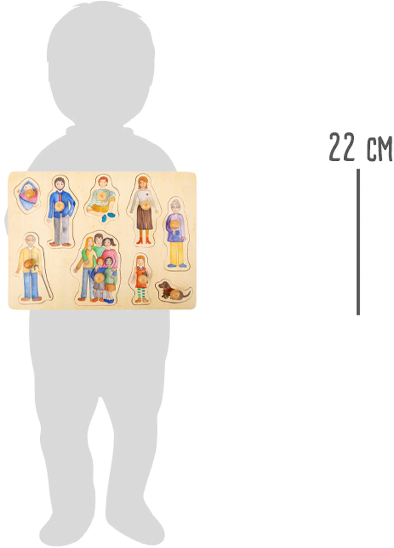 Wooden Puzzle "Family and Friends" by Small Foot