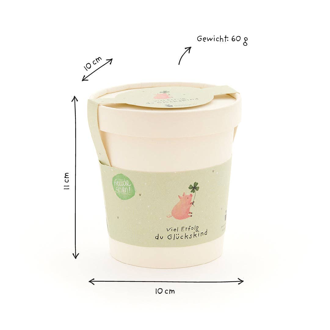 Glücksklee im Becher von Stadtgärtner