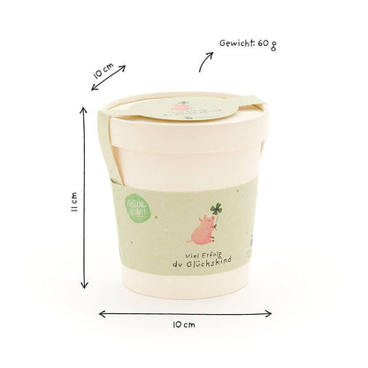 Glücksklee im Becher von Stadtgärtner