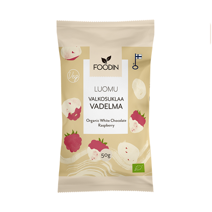 Himbeere in weißer Schokolade von Foodin