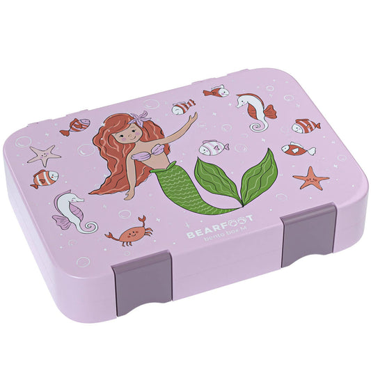 Bentobox-Brotdose mit Meerjungfrau-Motiv und Fächern