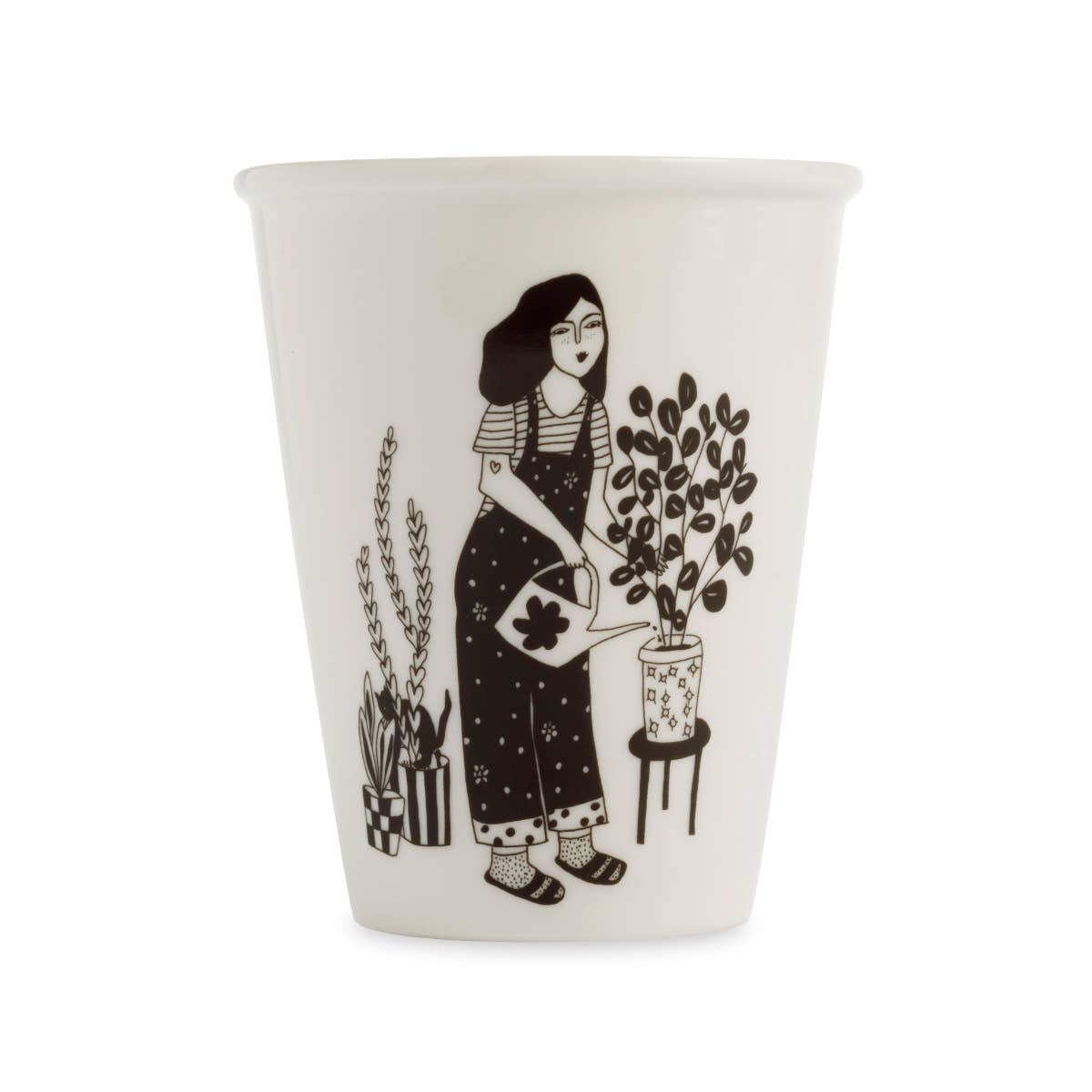 Tasse "Plantlover" aus Porzellan von Helen B