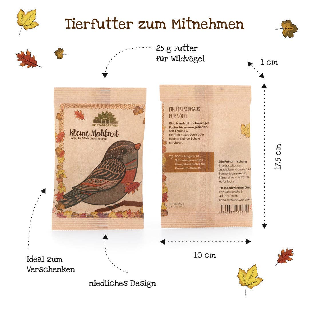 Kleine Mahlzeit für Vögel von Stadtgärtner