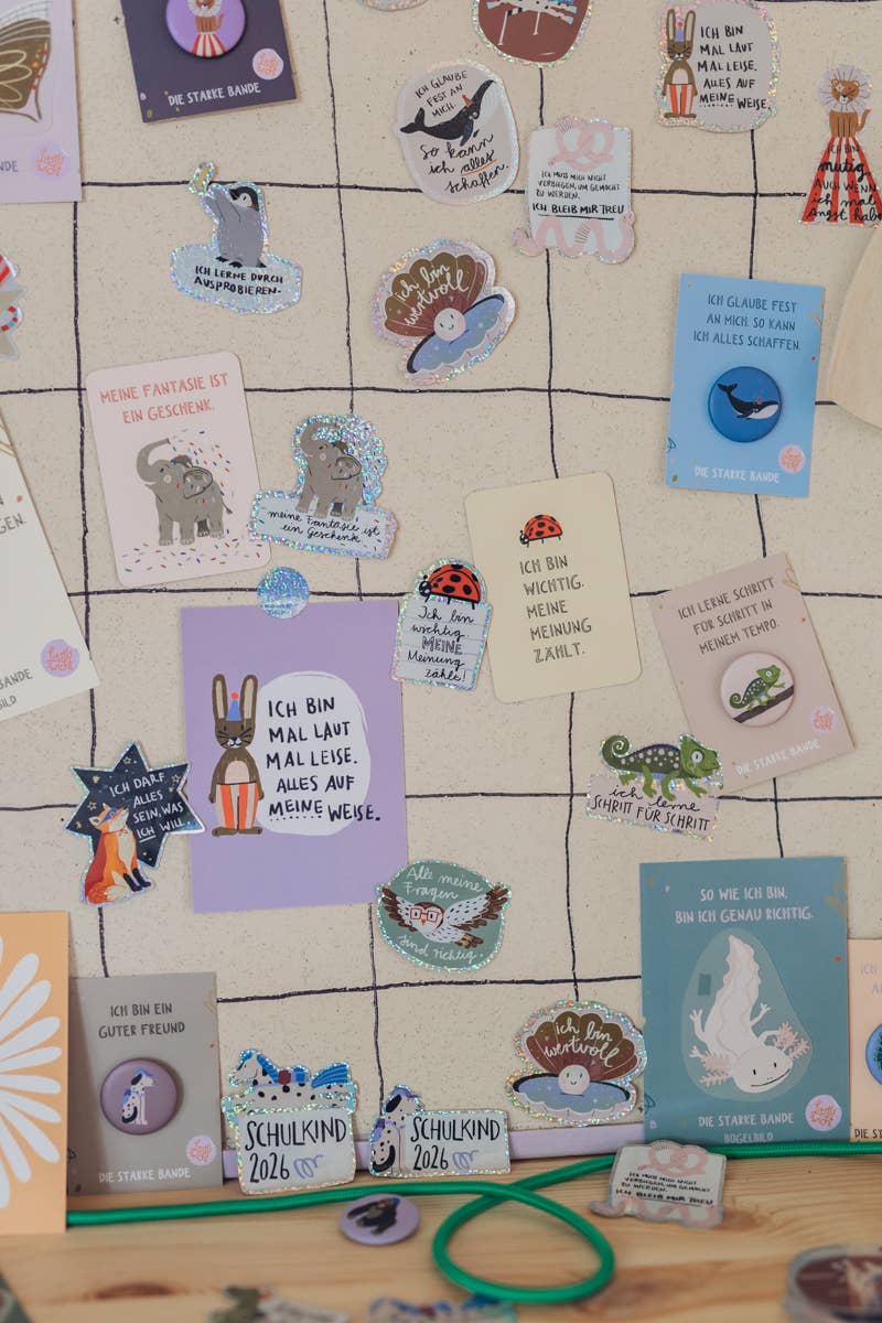 Marienkäfer-Glitzersticker "Ich bin wichtig" von Liesels Wicht
