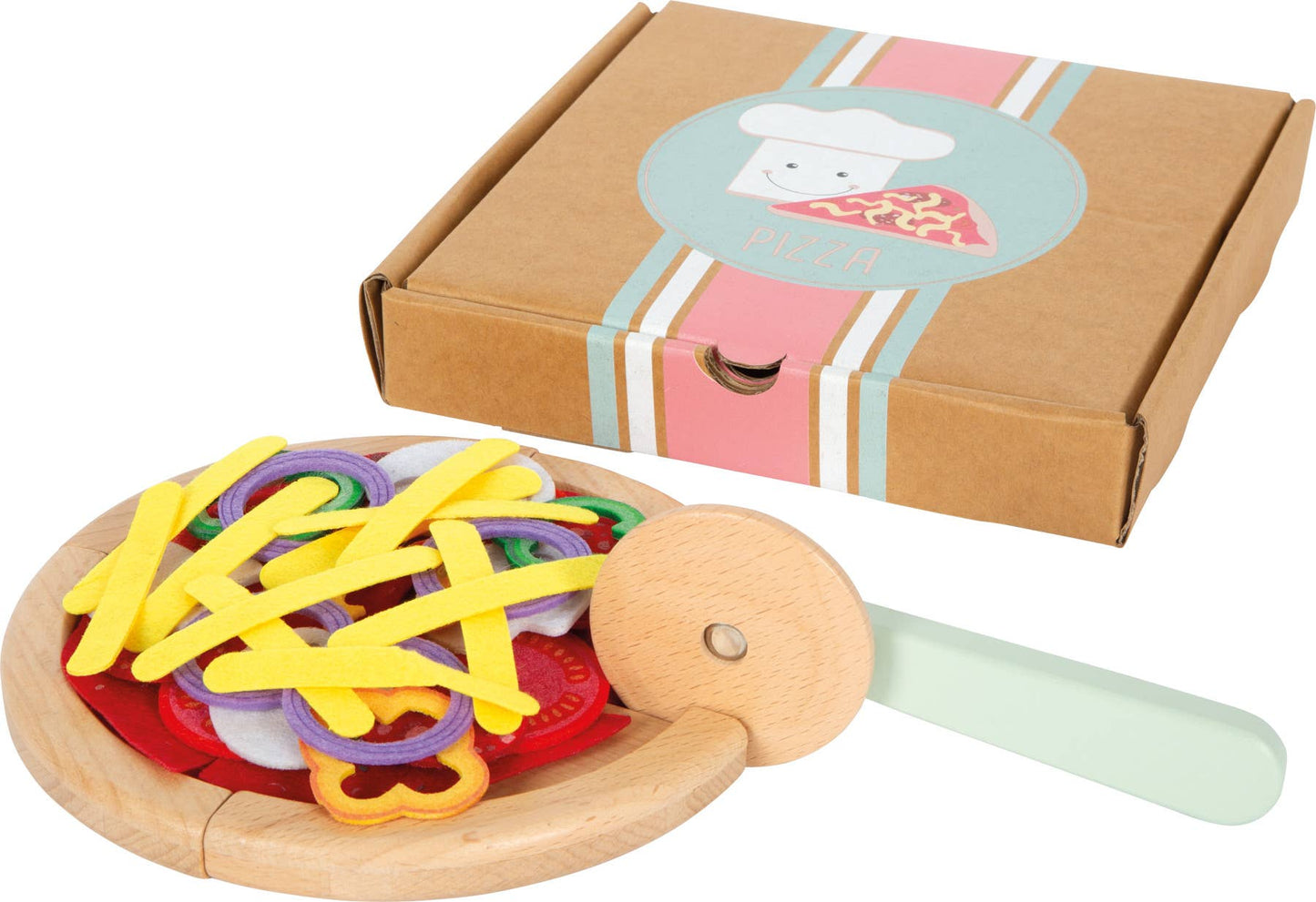 Pizza-Set Kinderspielzeug aus Holz von Small Foot