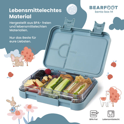Bentobox-Brotdose mit Traktor-Motiv und Fächern