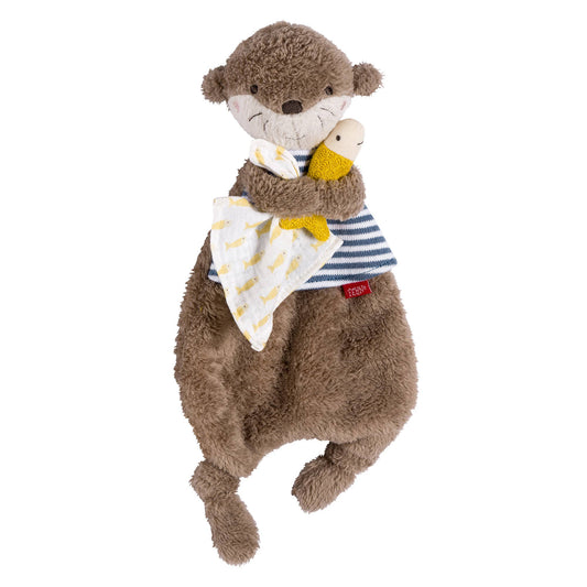 "Otter" Schmusetuch als Einschlafhilfe & Kuscheltuch von Fehn