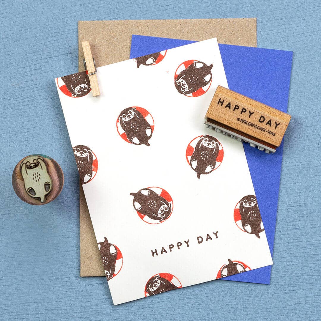 Stempel "Otterbaby" van Perlenfischer