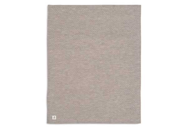 Hellbraune Babydecke aus Merinowolle von Jollein, 75x100cm