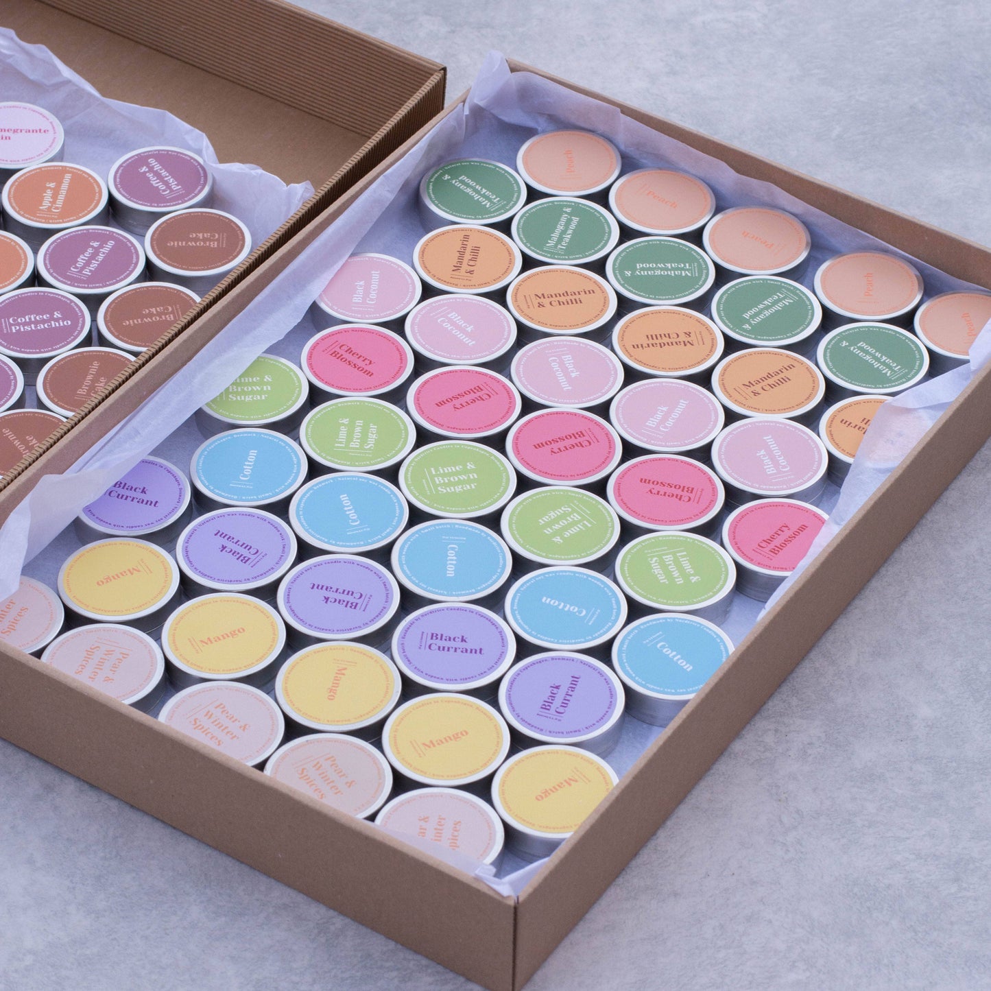 Mini-Duftkerzen mit Winter-Duft von Nordtrice