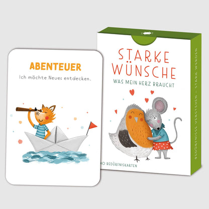 "Starke Wünsche - Was mein Herz braucht" - Bedürfniskarten für Kinder von Rüsselfuchs