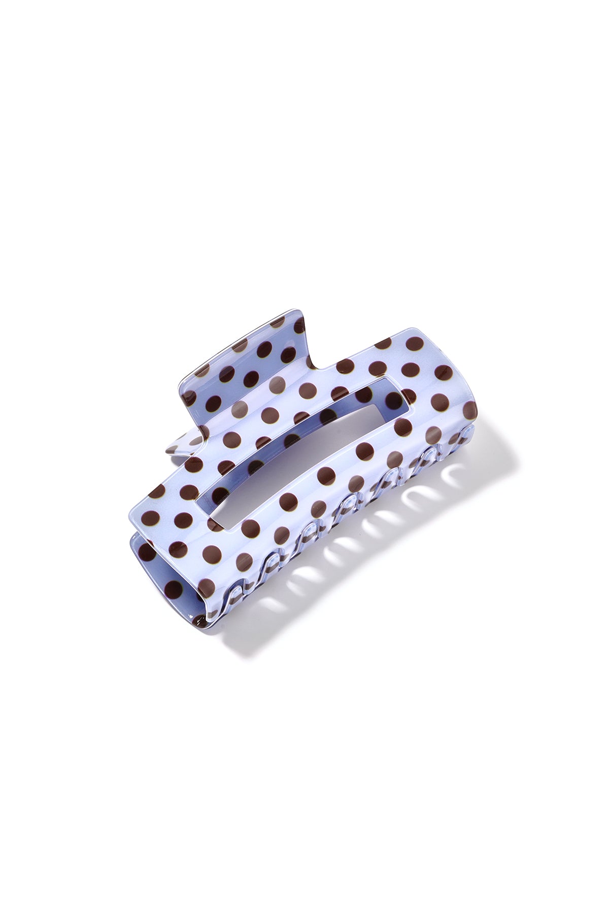 Haarklammer mit Polka Dots, verschiedene Farben – Flieder